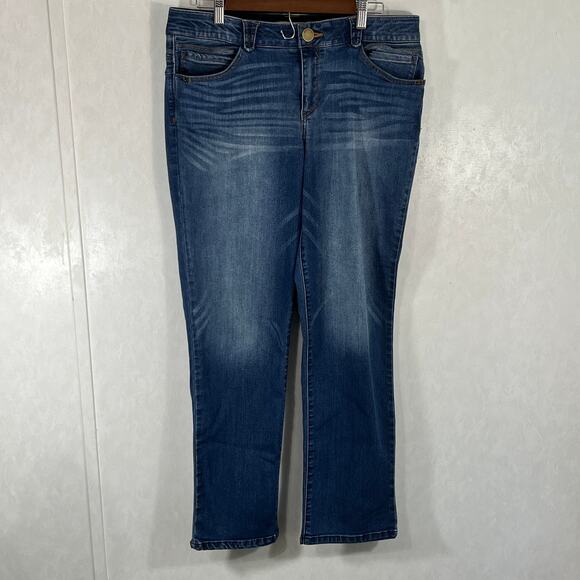 Democracy AB Solution Technology Slimming Denim Boot Cut Size 14 - Picture 2 of 6